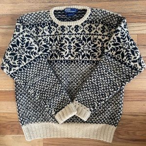 Ralph Lauren Vintage 100% Wool Sweater